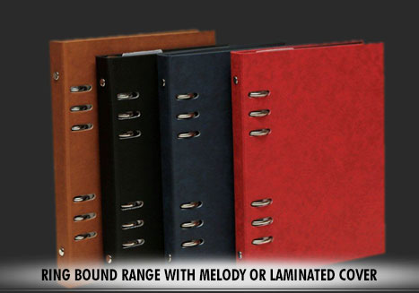 RING BOUND RANGE WITH MELODY OR LAMINATED COVER