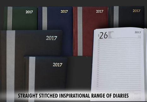 STRAIGHT STITCHED INSPIRATIONAL RANGE OF DIARIES
