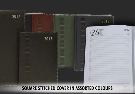Square stitched diaries